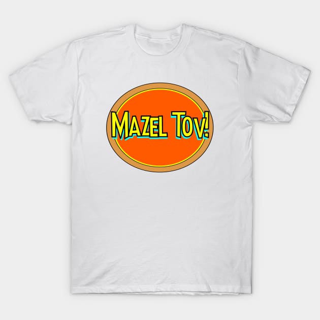 Yiddish: Mazel Tov T-Shirt by Retro-Matic